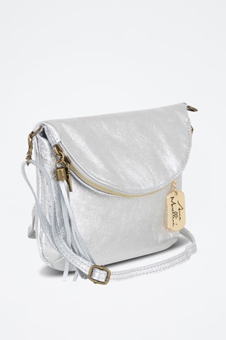 Sac bandoulière en cuir Spring Summer 2026 - Argenté