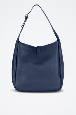 Sac porté épaule en cuir Spring Summer 2026 - Bleu marine