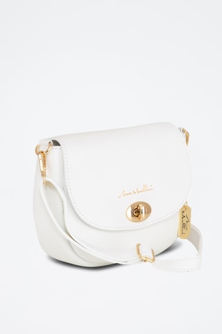 Sac bandoulière en cuir Iseppa - Blanc