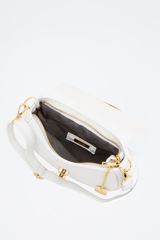 Sac bandoulière en cuir Iseppa - Blanc
