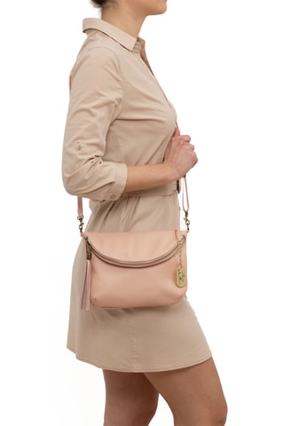 Sac bandoulière en cuir Alice - Rose