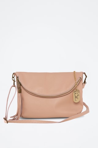 Sac bandoulière en cuir Alice - Rose