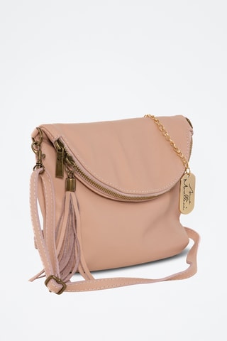 Sac bandoulière en cuir Alice - Rose