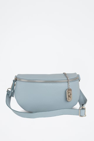 Sac banane en cuir Berenice - Bleu