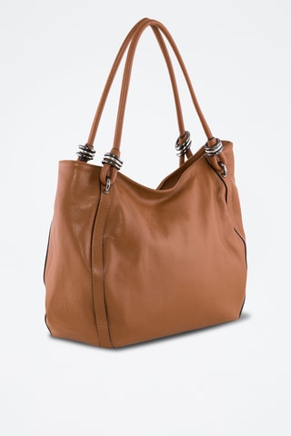 Sac porté épaule en cuir Merula - Marron