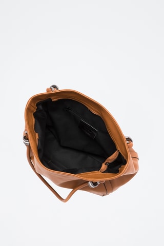 Sac porté épaule en cuir Merula - Marron