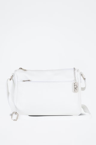 Sac bandoulière en cuir Orlanda - Anna Morellini - Blanc
