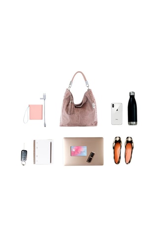 Cabas en cuir Allessandra - Rose