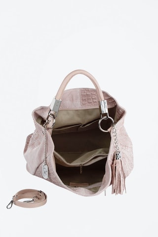Cabas en cuir Allessandra - Rose
