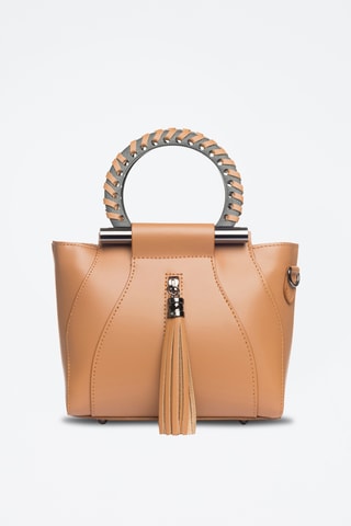 Sac à main en cuir Garlate - Marron