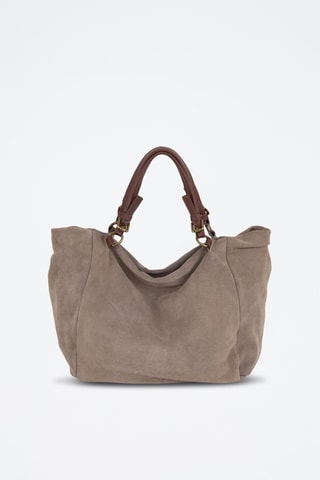 Cabas en cuir Gimignano - Taupe