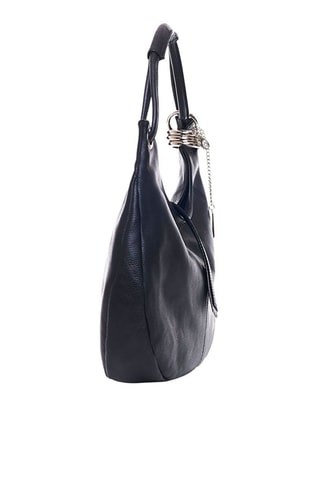 Sac porté épaule en cuir Alba - Noir