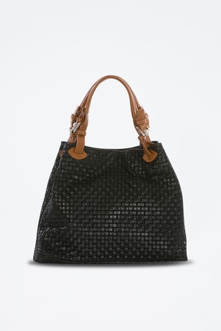 Sac à main en cuir Fosdinovo - Anna Morellini - Noir