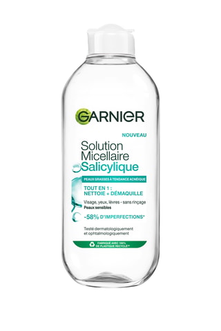 Alles-in-1 Micellaire Oplossing tegen Onzuiverheden met Salicylzuur - Vette huid en/of acnehuid - 400 ml