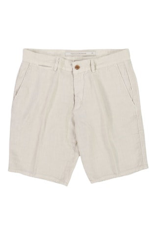 Bermudas em linho - Bege