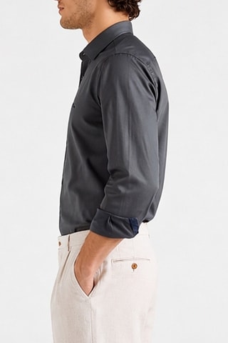 Camisa - Cinzento-escuro