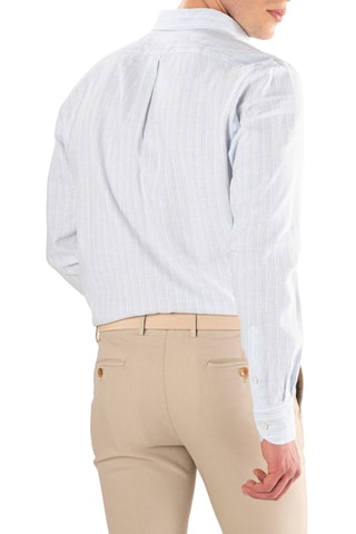 Camisa em linho - Azul-claro