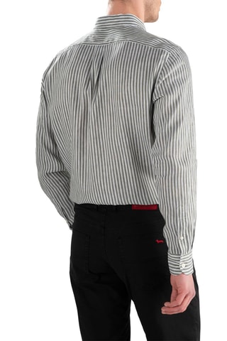 Camisa em linho - Cinzento