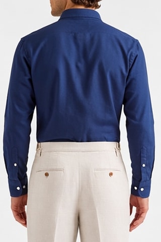 Camisa em linho - Azul