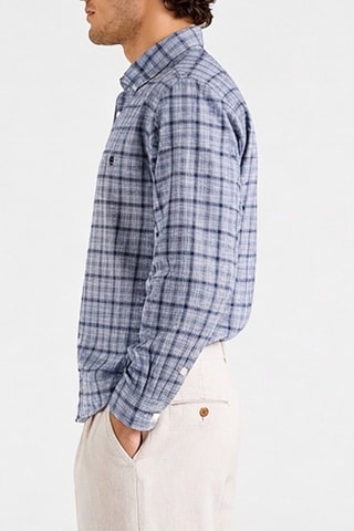 Camisa em linho - Índigo