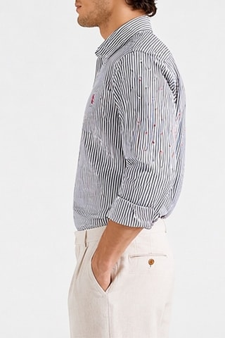 Camisa regular - Azul