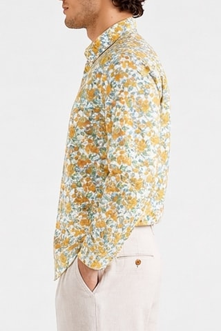 Camisa regular - Amarelo