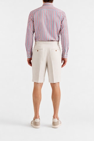 Camisa regular - Às riscas