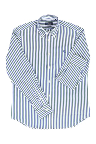 Camisa regular - Turquesa