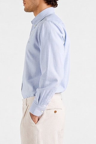 Camisa regular - Azul-claro