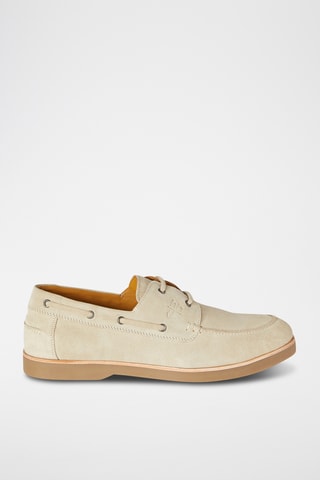 Sapatos de vela em couro - Bege