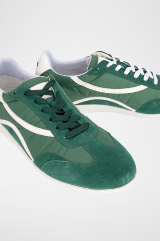 Sapatilhas em couro - Verde
