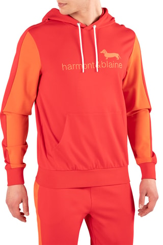 Sweat com capuz - Vermelho