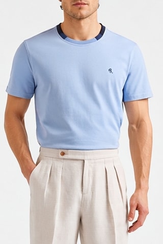 T-shirt - Azul-claro