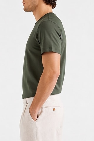 T-shirt regular - Caqui