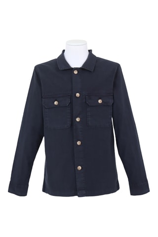 Oversized Linnen Jasje - Marineblauw