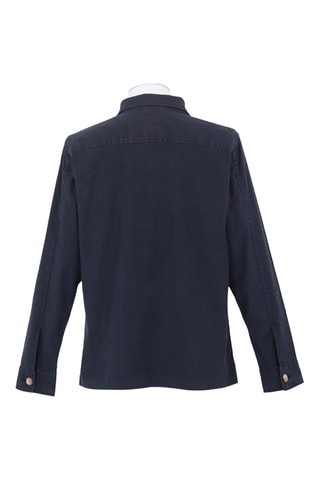 Oversized Linnen Jasje - Marineblauw