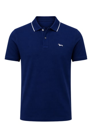 Polo regular - Azul-marinho