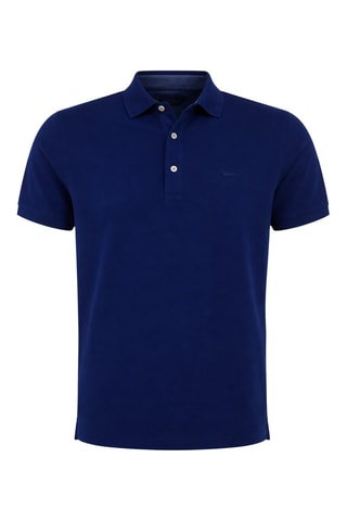Polo regular - Azul-marinho