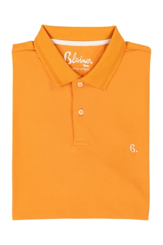 Polo regular - Açafrão