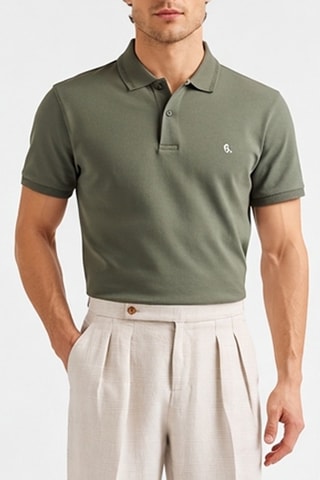 Polo regular - Kaki