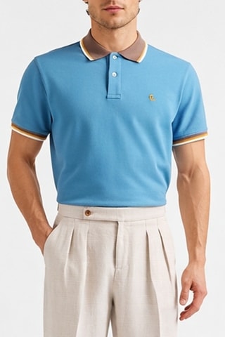 Polo regular - Azul