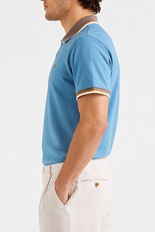 Polo regular - Azul