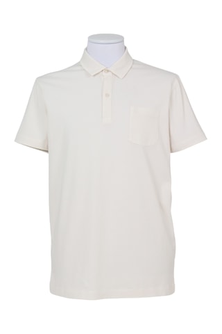 Polo regular - Esbranquiçado