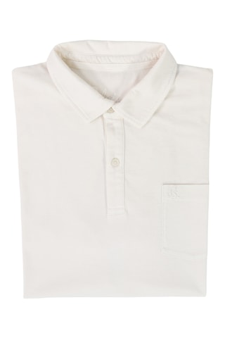 Polo regular - Esbranquiçado