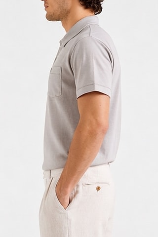 Polo regular - Cinzento