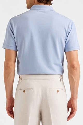Polo regular - Azul-claro