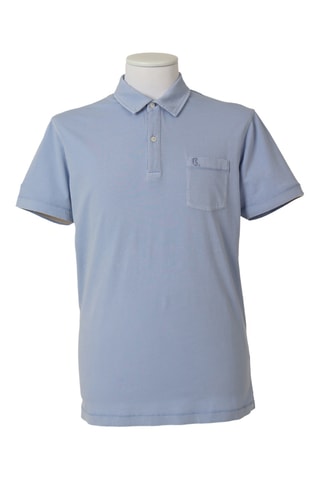 Polo regular - Azul-claro