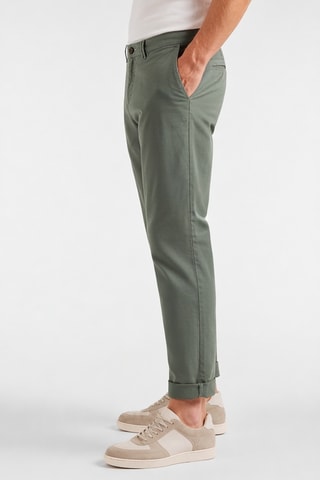 Pantalon carotte - Vert sauge