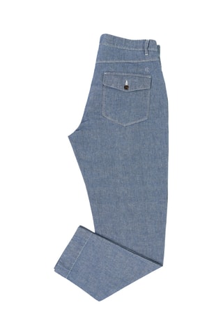 Pantalon carotte - Bleu