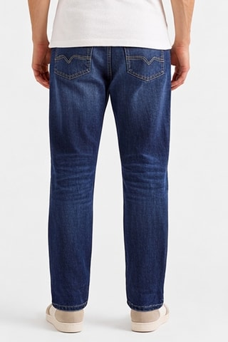 Calças de ganga slim - Azul-escuro